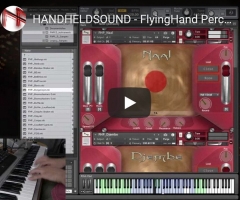 HandHeldSound FlyingHand Percussion v1.5 KONTAKTֹ